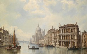 Venedig，Blick auf Santa Maria della Salute 作者 路德维希·赫尔曼